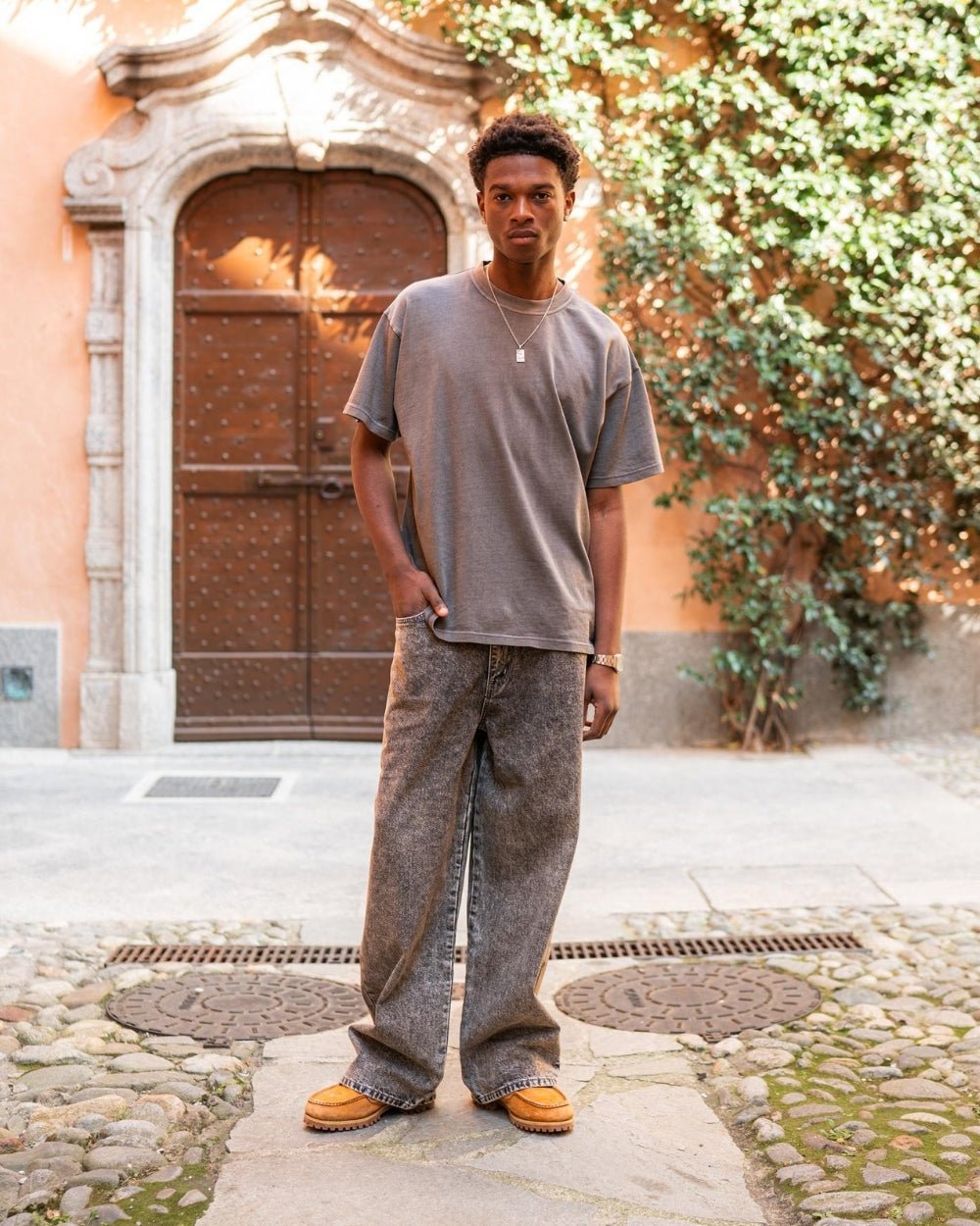 Blank T-shirt Washed Grey | Skagen - clothing.dk